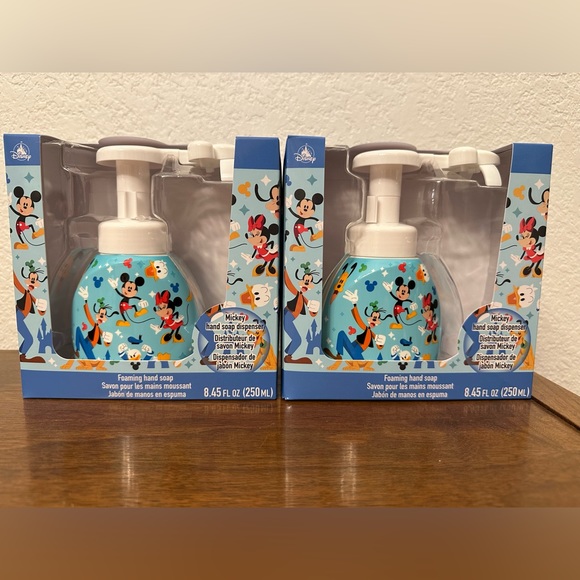 Disney Bath Nib Set Of 2 Mickey And Friends Foaming Hand Soap